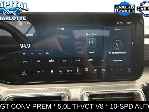 Used 2025 Ford Mustang GT Premium w/ Mustang Nite Pony Package RWD image 13