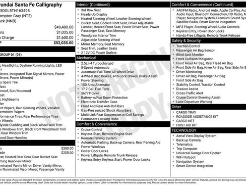 New 2026 Hyundai Santa Fe Calligraphy image 2