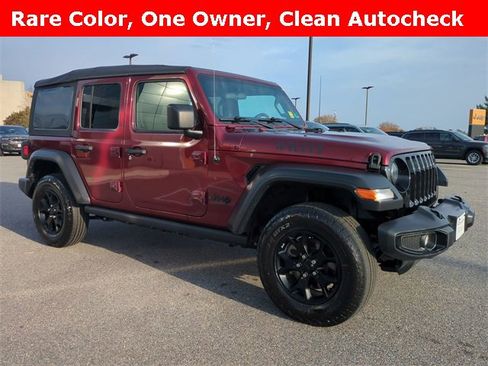Used 2021 Jeep Wrangler Unlimited Willys image 2