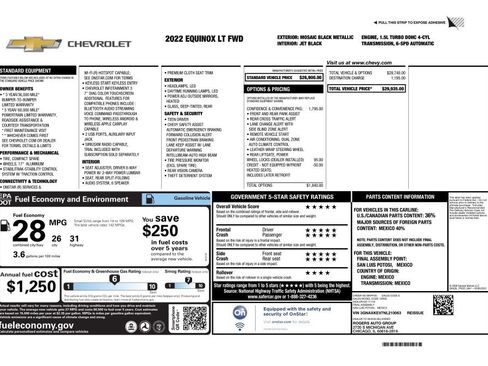 Used 2022 Chevrolet Equinox LT image 9