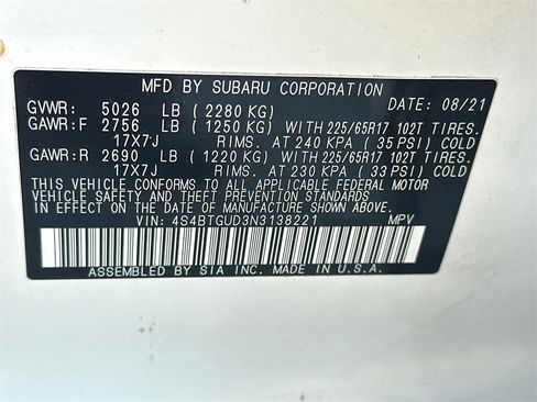 Used 2022 Subaru Outback Wilderness image 34