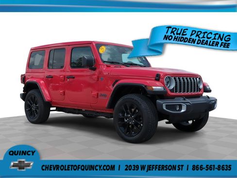 Used 2025 Jeep Wrangler Unlimited Sahara w/ Safety Group AWD/4WD image 1