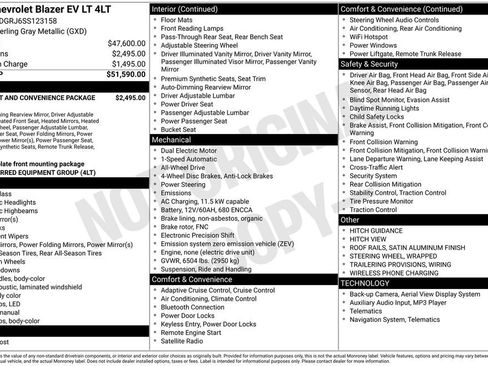 Used 2025 Chevrolet Blazer EV LT image 6