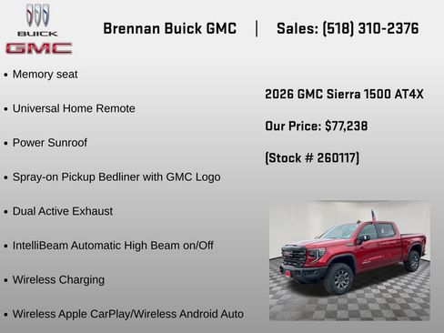New 2026 GMC Sierra 1500 AT4X AWD/4WD image 12