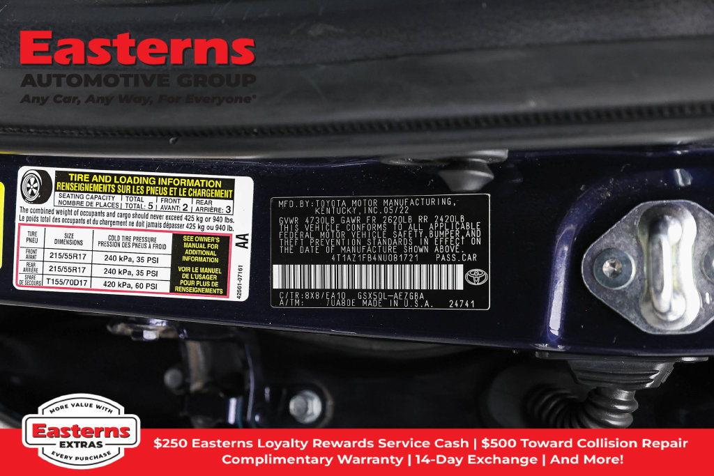 Used 2022 Toyota Avalon XLE w/ Moonroof Package FWD image 38