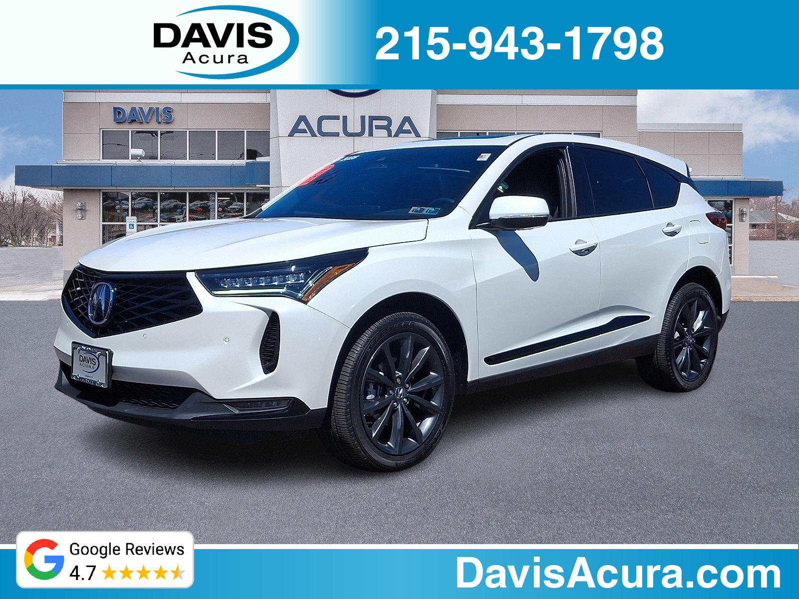 Certified 2025 Acura RDX w/ Advance Package AWD/4WD image 1