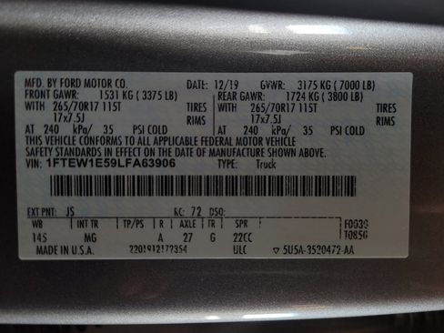 Used 2020 Ford F150 XLT AWD/4WD image 33
