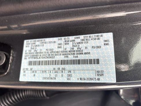 New 2025 Ford F150 Lariat w/ Equipment Group 501A Mid image 20