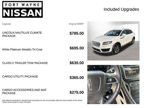 Used 2019 Lincoln Nautilus Select image 4