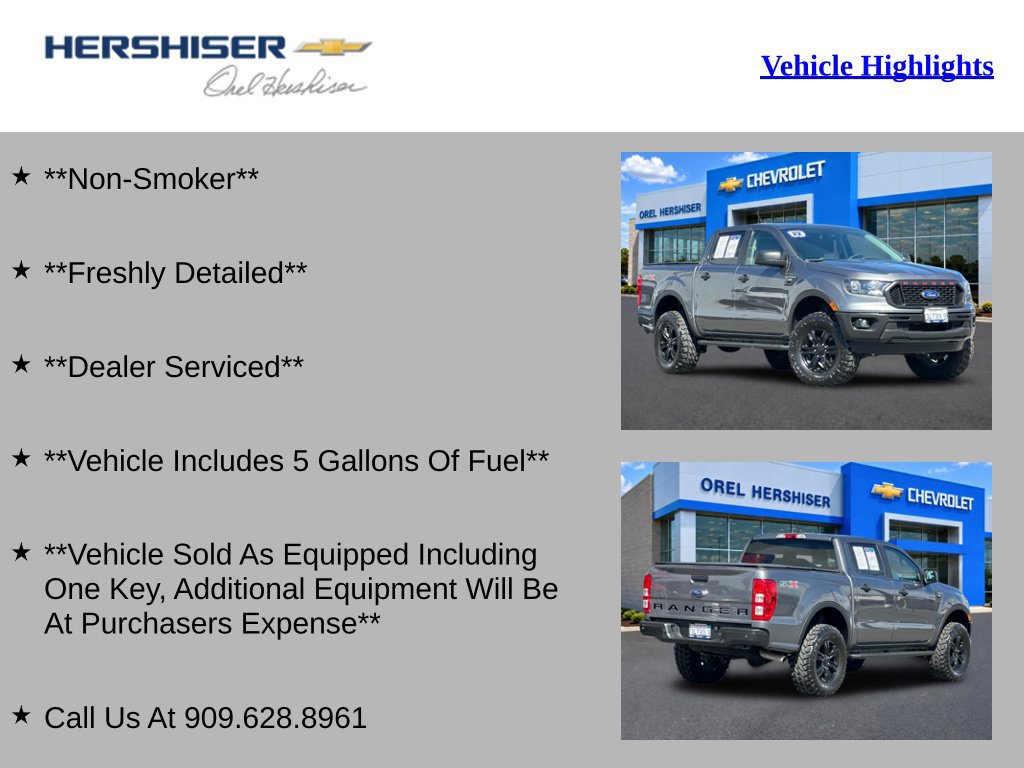 Used 2022 Ford Ranger XL w/ Equipment Group 101A High RWD image 2