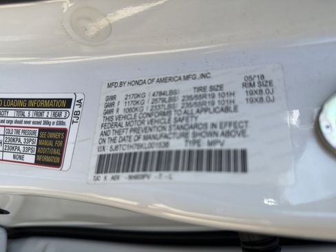 Certified 2019 Acura RDX FWD w/ Advance Package image 35