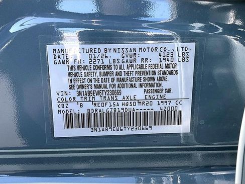 New 2026 Nissan Sentra SL image 8