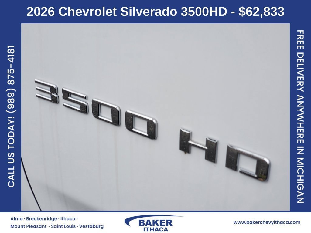 New 2026 Chevrolet Silverado 3500 W/T w/ WT Convenience Package AWD/4WD image 6