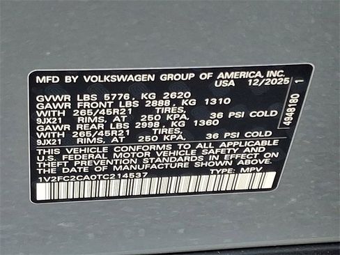 New 2026 Volkswagen Atlas Cross Sport SEL Premium R-Line image 11