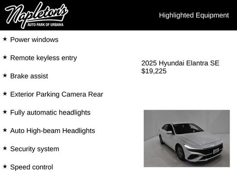 Used 2025 Hyundai Elantra SE FWD image 16