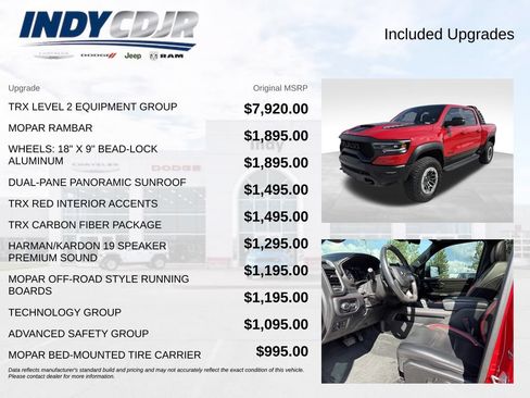 Used 2021 RAM 1500 TRX w/ TRX Level 2 Equipment Group AWD/4WD image 4