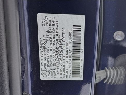 Certified 2023 Honda Ridgeline RTL image 32
