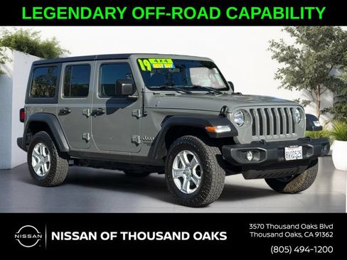 Used 2019 Jeep Wrangler Unlimited Sport S AWD/4WD image 1