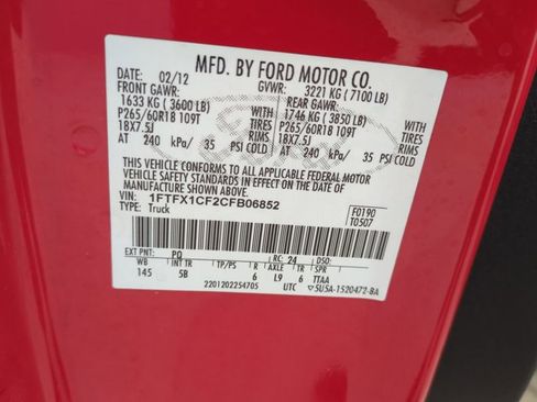 Used 2012 Ford F150 FX2 w/ FX Luxury Pkg image 15