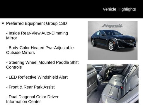 Used 2023 Cadillac CT5 Premium Luxury w/ Technology Package AWD/4WD image 9