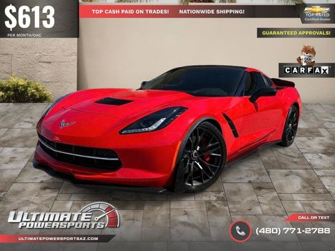 Used 2014 Chevrolet Corvette Stingray Coupe w/ 3LT Preferred Equipment Group RWD image 1