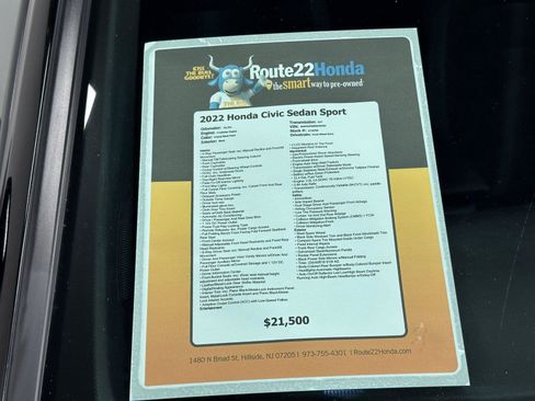 Certified 2022 Honda Civic Sport image 39