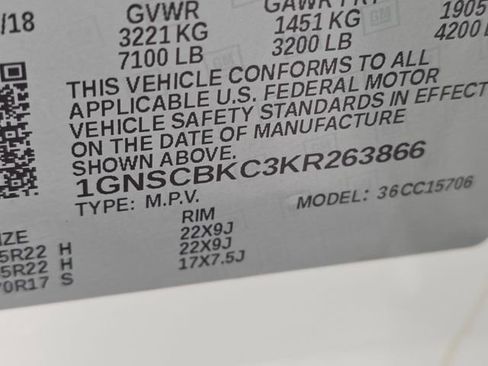 Used 2019 Chevrolet Tahoe LT w/ Luxury Package image 53