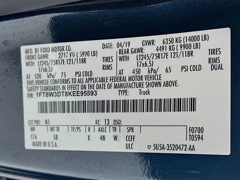 Used 2019 Ford F350 Lariat w/ Lariat Ultimate Package AWD/4WD image 37
