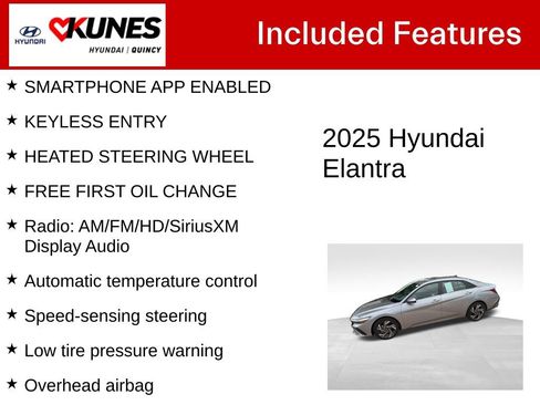 Used 2025 Hyundai Elantra SEL FWD image 3
