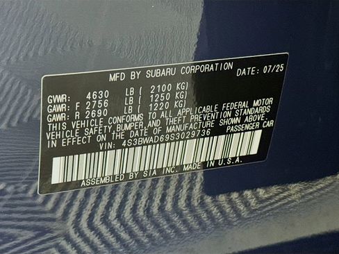 Used 2025 Subaru Legacy Premium AWD/4WD image 30
