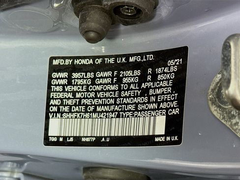 Used 2021 Honda Civic EX image 40