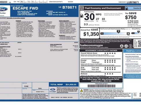 Used 2020 Ford Escape SEL image 41