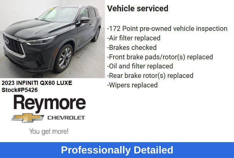 Used 2023 INFINITI QX60 Luxe w/ Vision Package AWD/4WD image 57