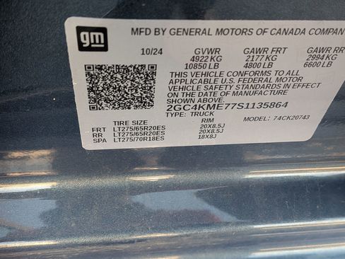 Certified 2025 Chevrolet Silverado 2500 Custom w/ Custom Value Package image 34