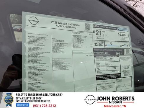 New 2026 Nissan Pathfinder Rock Creek AWD/4WD image 20