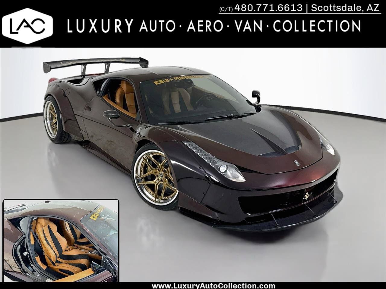 Used 2011 Ferrari 458 Italia Coupe RWD image 1