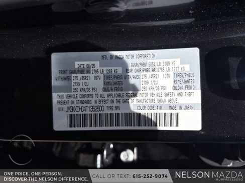 Certified 2026 MAZDA CX-90 3.3 Turbo S w/ Premium Package AWD/4WD image 31