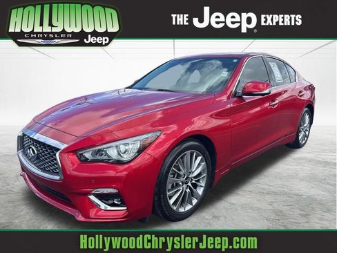Used 2022 INFINITI Q50 Luxe w/ Cargo Package AWD/4WD image 1