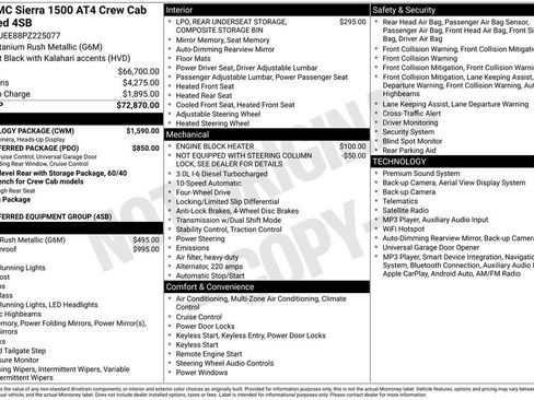 Used 2023 GMC Sierra 1500 AT4 w/ Technology Package AWD/4WD image 5