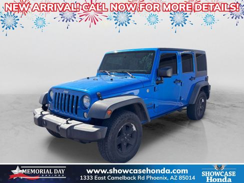 Used 2016 Jeep Wrangler Unlimited Sport w/ Quick Order Package 24S AWD/4WD image 1