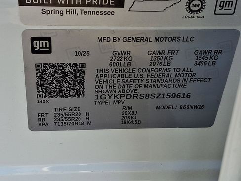 New 2025 Cadillac XT6 Premium Luxury w/ LPO, Floor Liner Package image 11