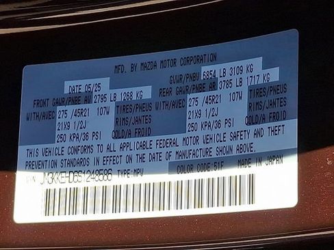 Used 2025 MAZDA CX-90 3.3 Turbo w/ Premium Plus Pkg image 27