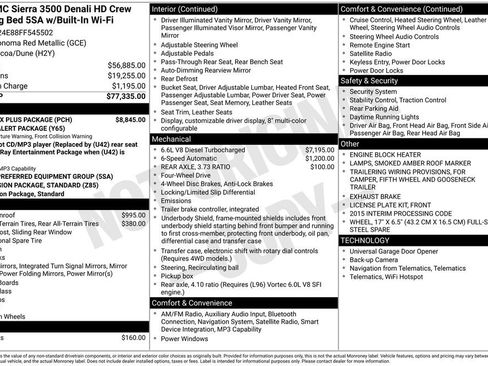 Used 2015 GMC Sierra 3500 Denali w/ Duramax Plus Package image 3