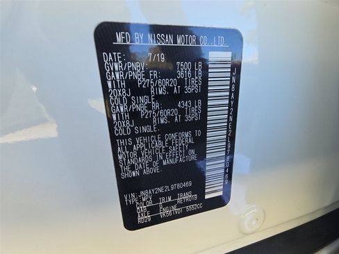 Used 2020 Nissan Armada Platinum w/ Captain's Chairs Package image 34