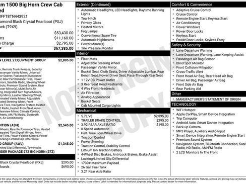 New 2026 RAM 1500 Big Horn AWD/4WD image 4