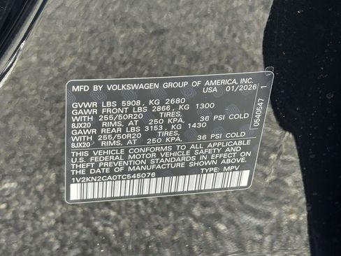 New 2026 Volkswagen Atlas SE image 16