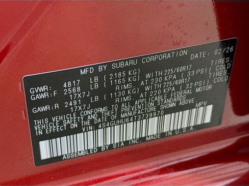 New 2026 Subaru Crosstrek 2.5i Wilderness image 39