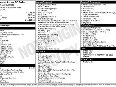 Used 2016 Hyundai Accent SE image 17