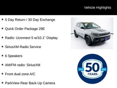 Certified 2023 Jeep Compass Trailhawk AWD/4WD image 8