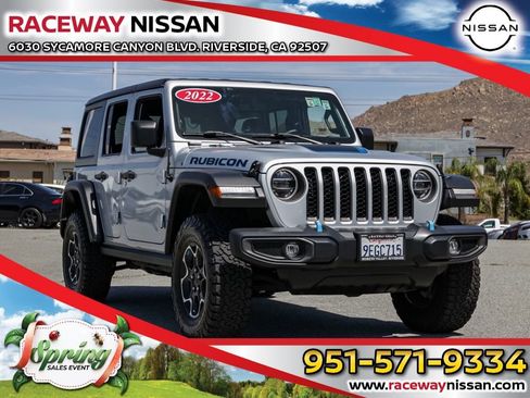 Used 2022 Jeep Wrangler Unlimited Rubicon 4xe AWD/4WD image 1